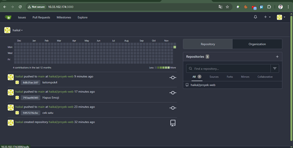 Private CI/CD Server using Gitea, Webhook, and GoAccess Monitoring